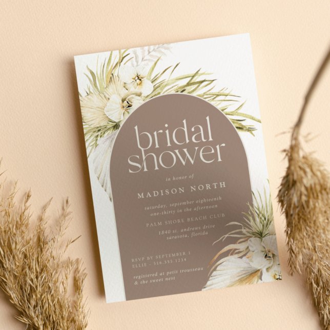 Vintage Tropics Bridal Shower Invitación (Subido por el creador)