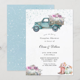 Vintage Truck and Pumpkin Couples Shower