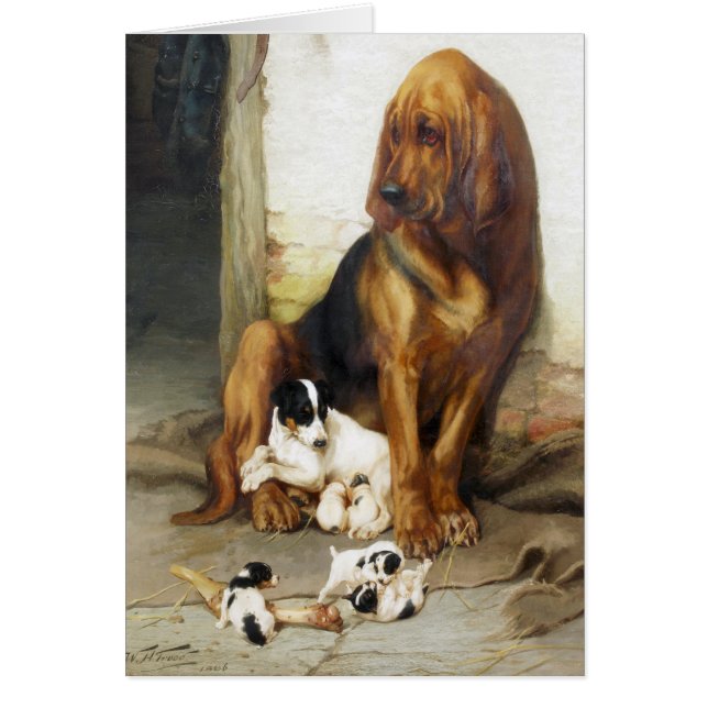 Vintage - un sabueso protector, (Frente)
