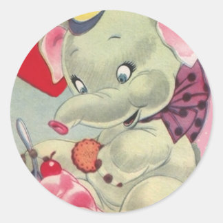 Vintage Valentine Pegatinas