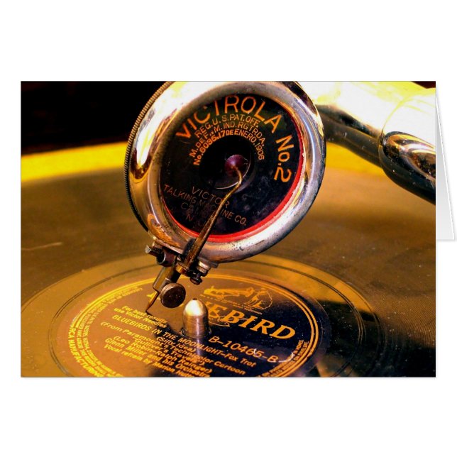 Vintage Victrola (Anverso (Horizontal))