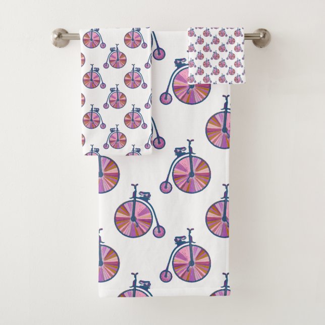 Vintage viejo modelo de Farthing de Penny Rosa (In situ)