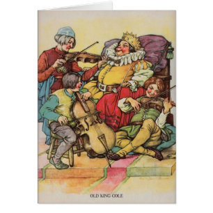 Vintage - viejo rey Cole,