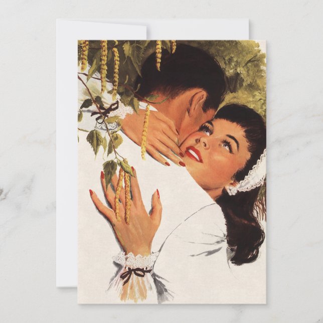 Vintage Wedding Propuesta, Partido de compromiso (Anverso)