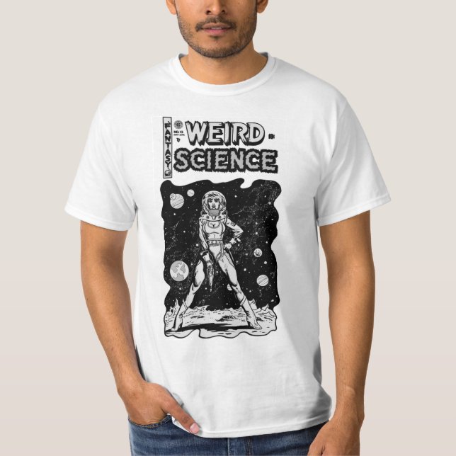 Vintage WEIRD: Camiseta de ciencia-fantasía  (Anverso)