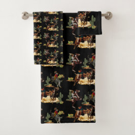 Vintage Western Rodeo Events Cowgirl Cowboy