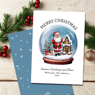 Vintage Whimsical Globe Feliz Navidad