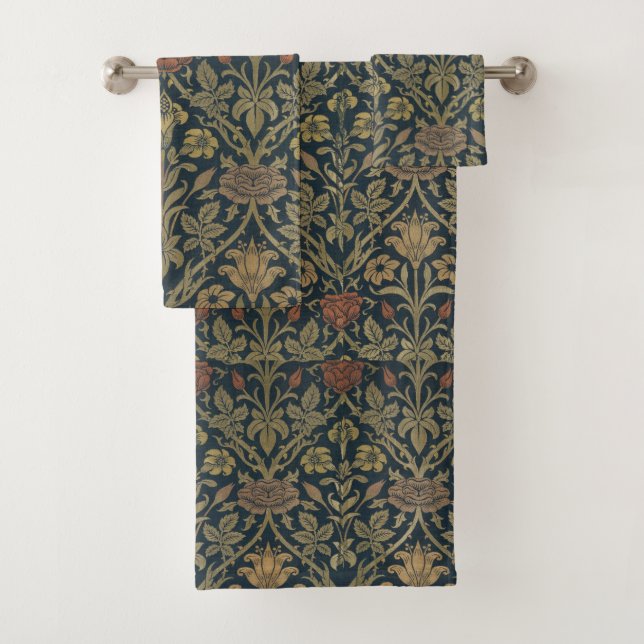 Vintage William Morris Rosa y Lily (In situ)