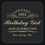 Vintage Wine Person Funny Black Birthday Pegatina<br><div class="desc">1944 1945 1946 1947 1948 1949 1950 1951 1952 1953 1954 1955 1955 7 1958 1959 1960 1961 1962 1963 1964 1965 1966 1967 1968 1969 1970 1971 972 1973 1974 1975 1976 1977 1978 1979 1980 1981 1982 1983 1984 Evolución. Gracioso 30.ª 31ª 32ª 33ª 34ª 35ª 36ª 37ª...</div>