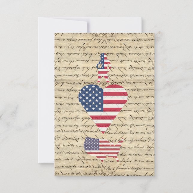 VintageI corazón América (Anverso)