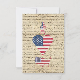 VintageI corazón América