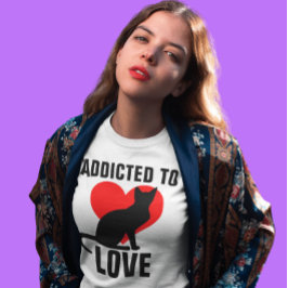 VINTAJE ADICTO A LA camiseta AMOR