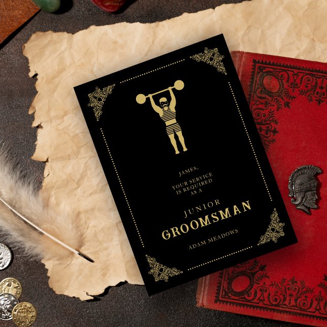 Vintman Strongman Fake Golden Junior Groomsman (Subido por el creador)