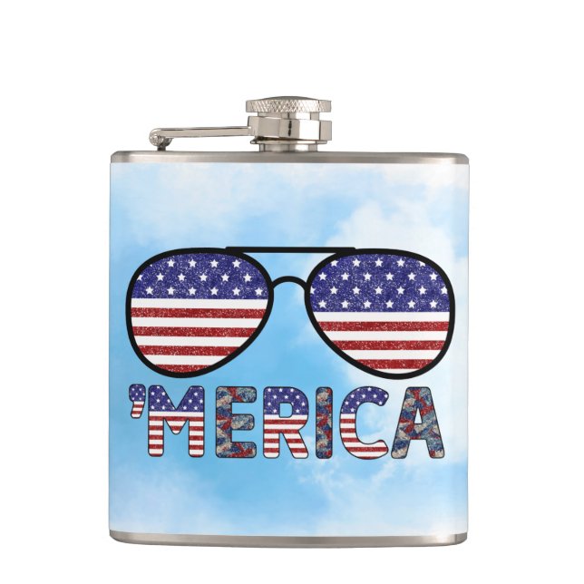 Vinyl Wrapped Flask, 6 oz. Petaca (Anverso)