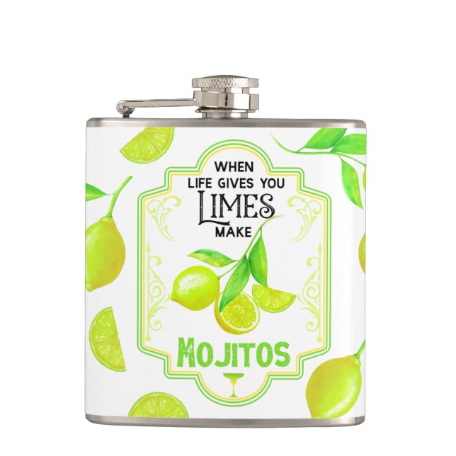 Vinyl Wrapped Flask, 6 oz. Petaca (Anverso)