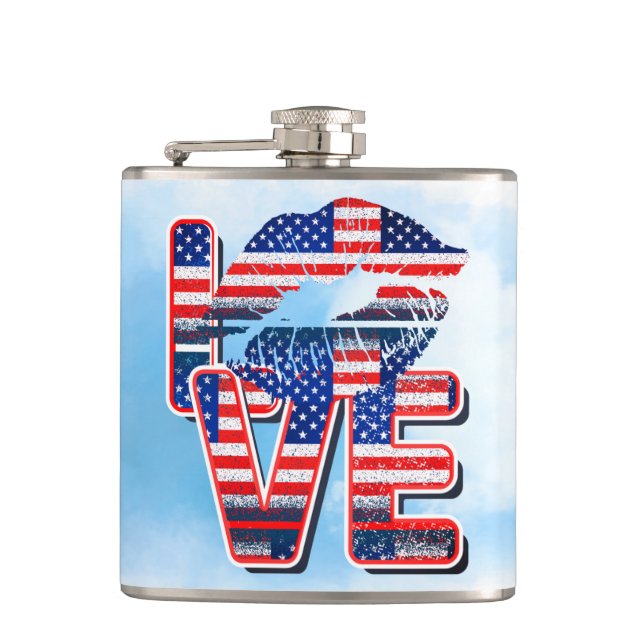 Vinyl Wrapped Flask, 6 oz. Petaca (Anverso)