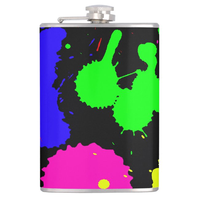 Vinyl Wrapped Flask, 8 oz. Petaca (Anverso)