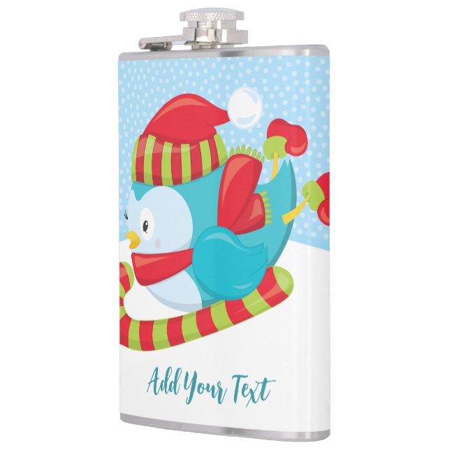 Vinyl Wrapped Flask, 8 oz. Petaca (Izquierda)