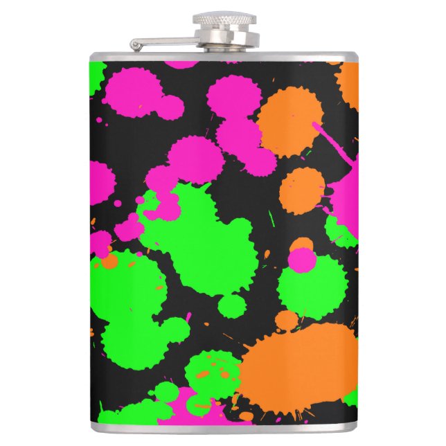 Vinyl Wrapped Flask, 8 oz. Petaca (Anverso)