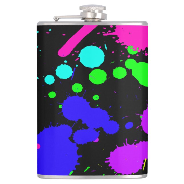 Vinyl Wrapped Flask, 8 oz. Petaca (Anverso)