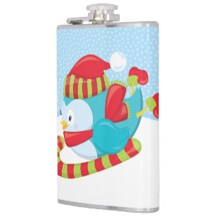 Vinyl Wrapped Flask, 8 oz. Petaca