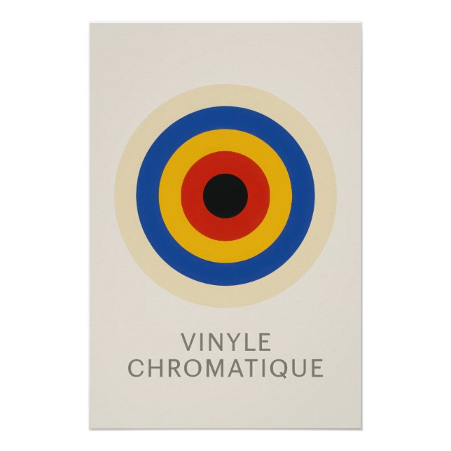 Vinyle Chromatique - poster (Anverso)