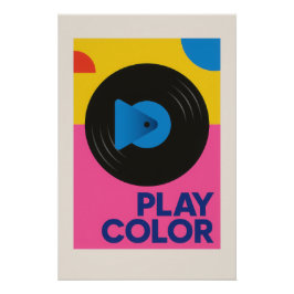 Vinyle - Play - Poster