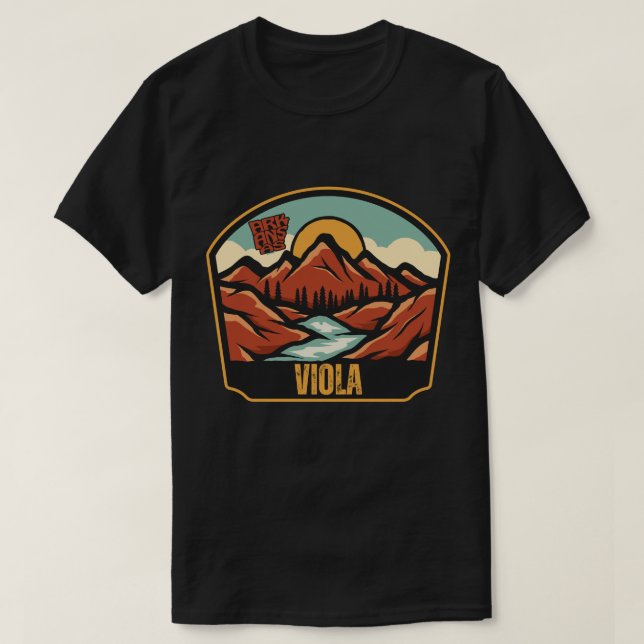 Viola, camiseta de Arkansas (Diseño del anverso)
