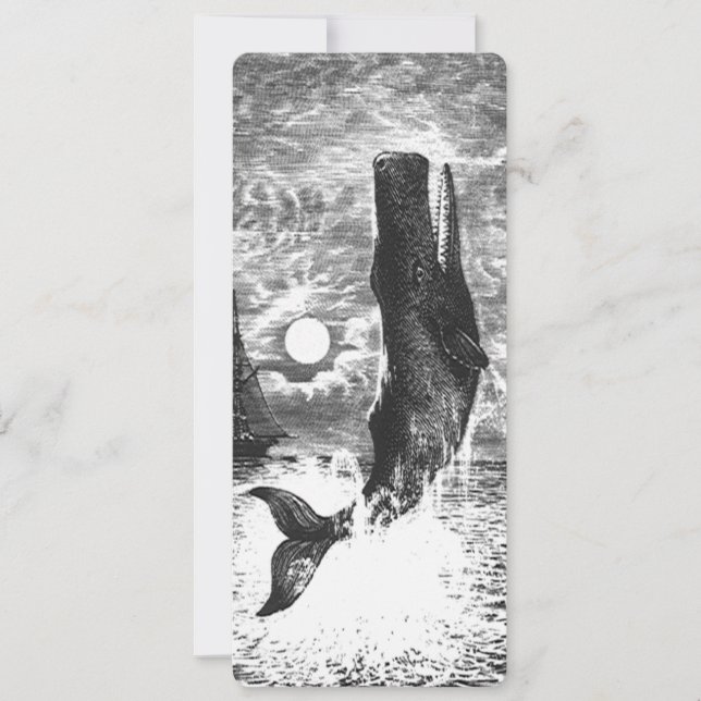 Violación de esperma de vintage de ballenas, anima (Anverso)