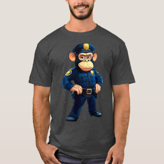 Violación policial - Camiseta de monos de la polic