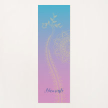 Violet a Blue Mandala Yoga Mat