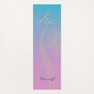 Violet a Blue Mandala Yoga Mat