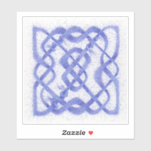 VIOLET CELTIC KNOT 6" Pegatina vinílico