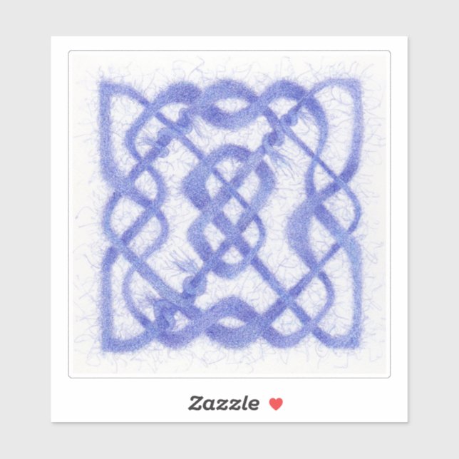 VIOLET CELTIC KNOT 6" Pegatina vinílico (Hoja)