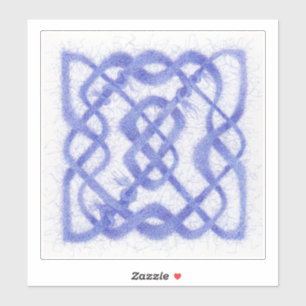 VIOLET CELTIC KNOT 8" Pegatina vinílico