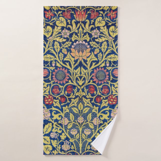 Violet y Columbine, William Morris (Toalla de baño)