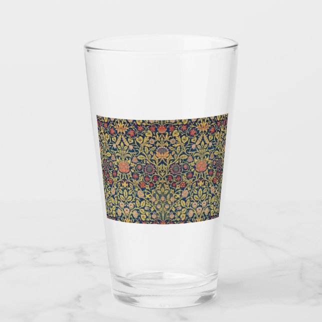 Violeta brillante y Columbina (por William Morris) (Anverso)