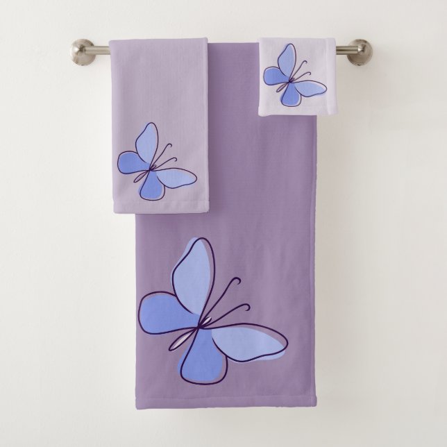 Violeta de insectos de mariposa azul claro inspira (In situ)