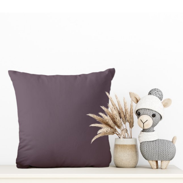Violeta Dusky oscuro de moda - Cojín decorativo (Subido por el creador)