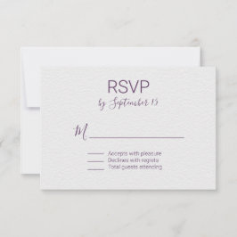 Violeta y Boda Blanca RSVP