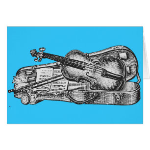 Violín con el caso