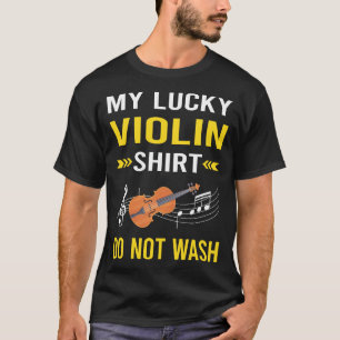 Violín de la camiseta afortunada