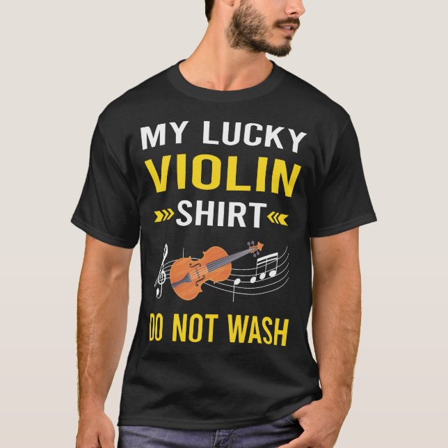 Violín de la camiseta afortunada (Anverso)