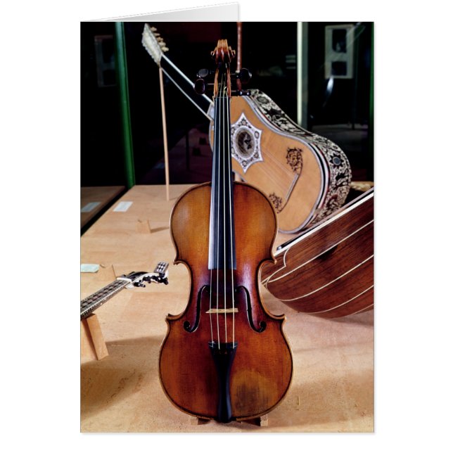 Violín, de Stradivari, Cremona, 1699 (foto; (Frente)