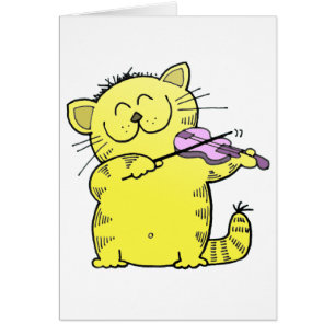 Violín del juego del gatito