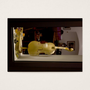 Violin En La Ventana De Compras