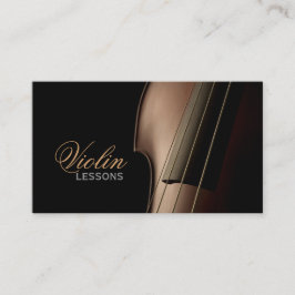 Violin, Lecciones de música, Tarjeta de presentaci