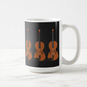 Violín: modelo 3D: Taza de café