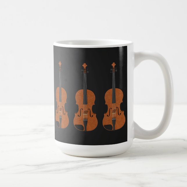 Violín: modelo 3D: Taza de café (Derecha)