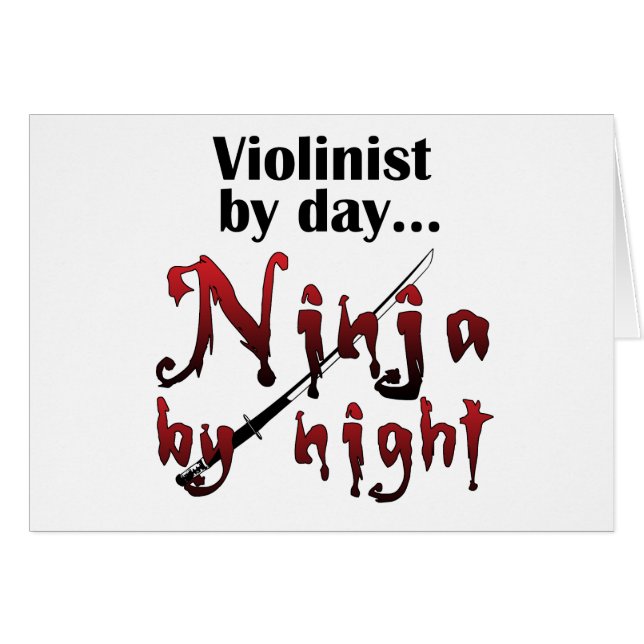 Violin Ninja (Anverso (Horizontal))